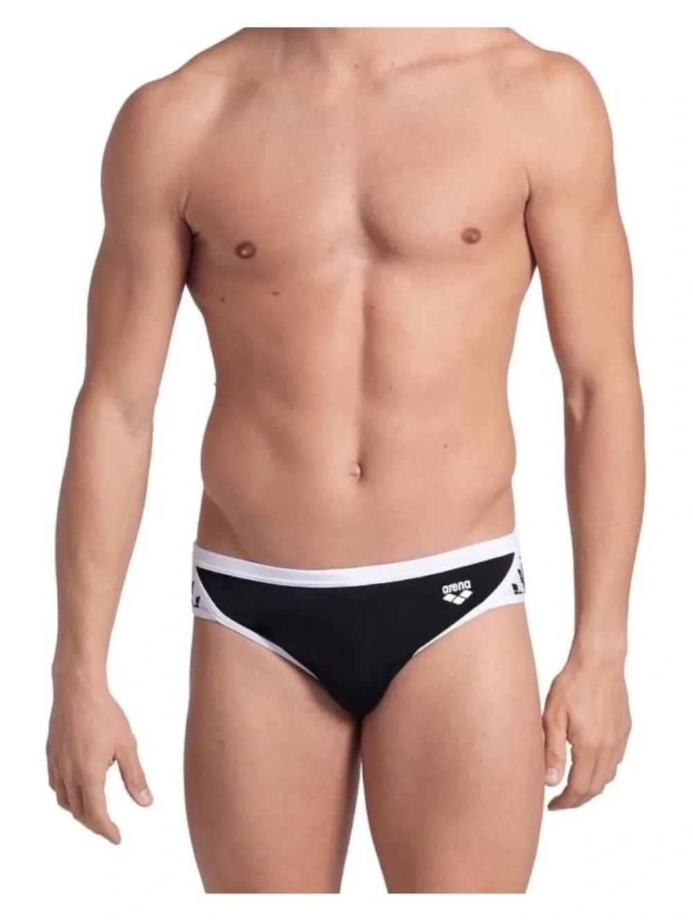 ARENA Performance Maxlife team stripe Men's Icons Solid Swim Brief size 32 NWT